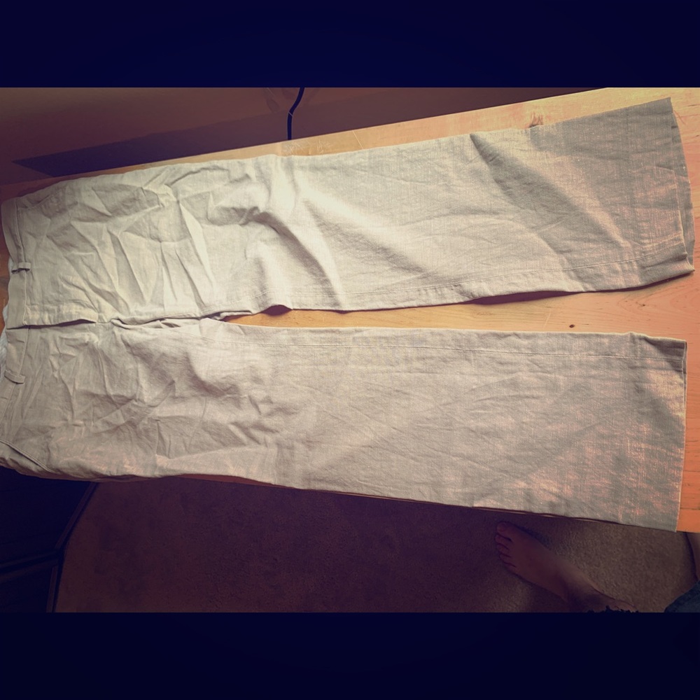 Linen pants slim/staight